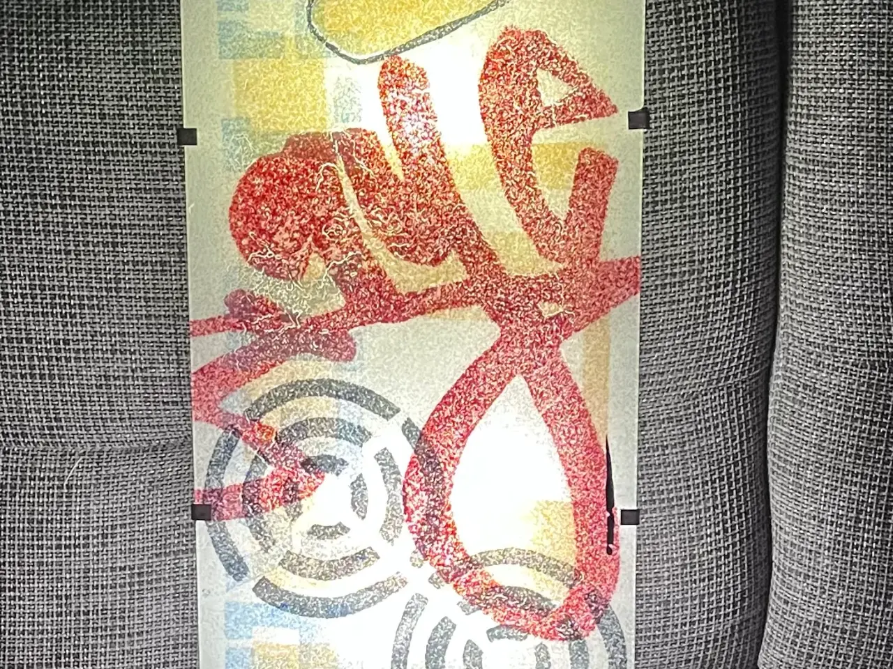 Billede 3 - Gyllen væglampe.