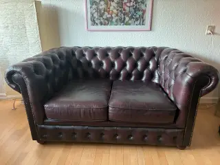 Chesterfield sofa 2+3 og lænestol