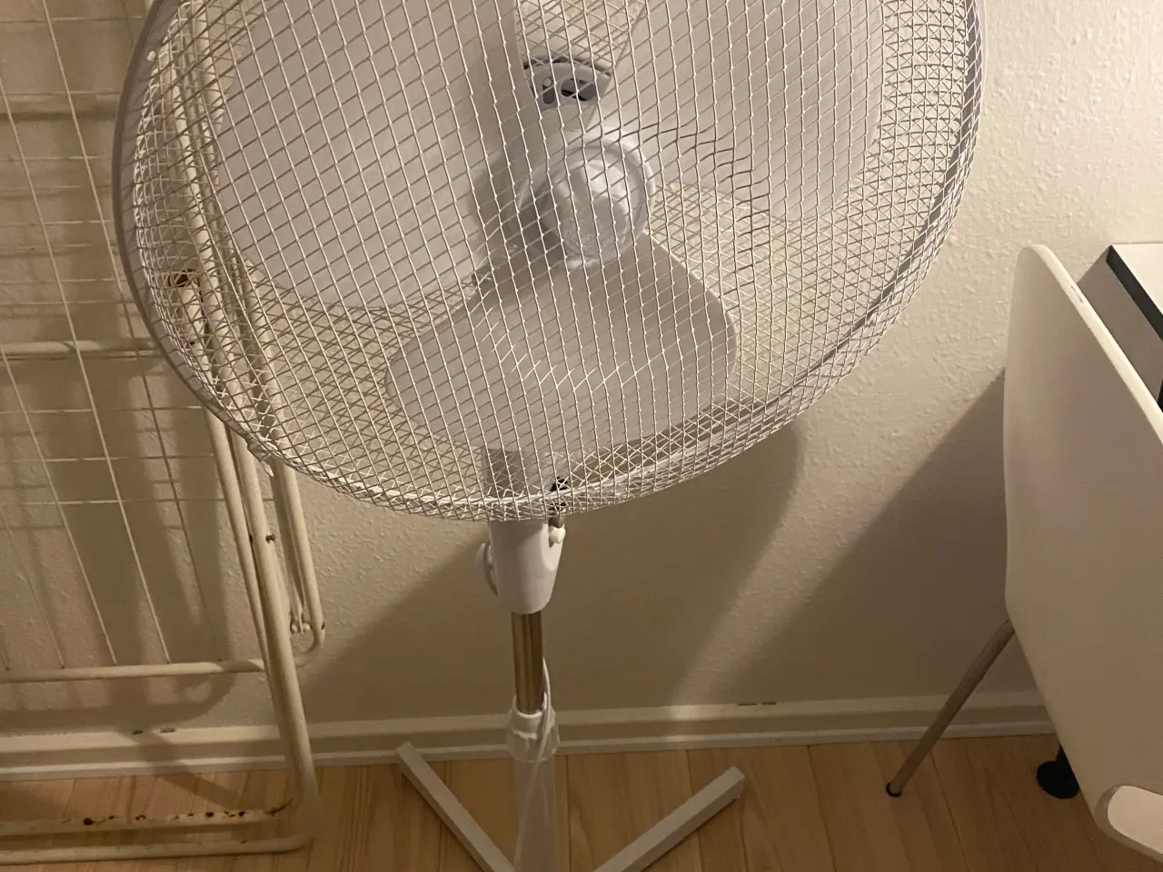 Billede 1 - Stor gulvventilator – hvid 