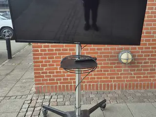 Finlux Smart TV på gulvstativ med hjul