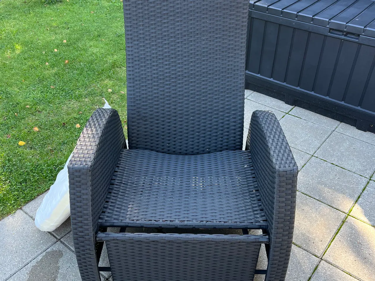 Billede 2 - Havemøbelsæt sort polyrattan