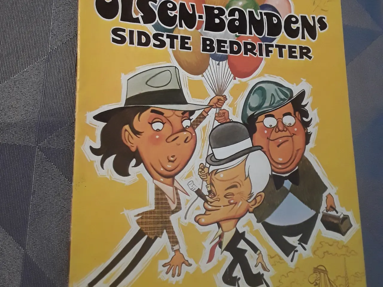 Billede 1 - Olsen Bandens sidste bedrifter biograf hæfte