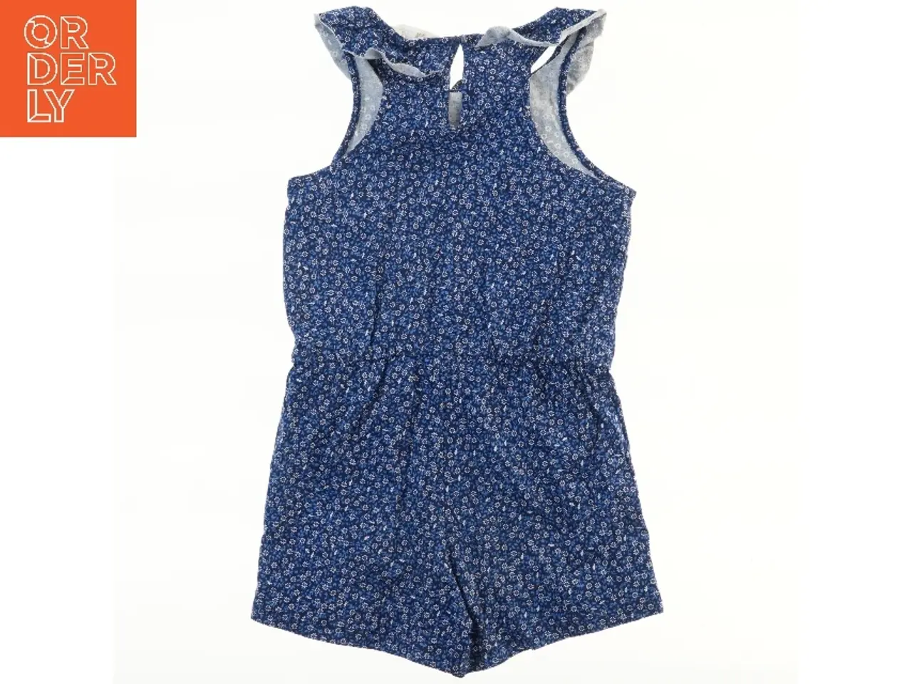 Billede 2 - Blå sommerdragt med små blomster fra H&M (str. 122)