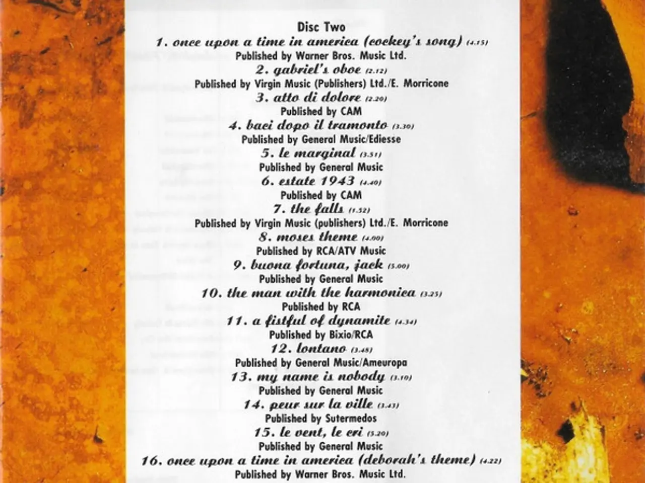 Billede 9 - Ennio Morricone – Film Music 1966-1987 – 2CD