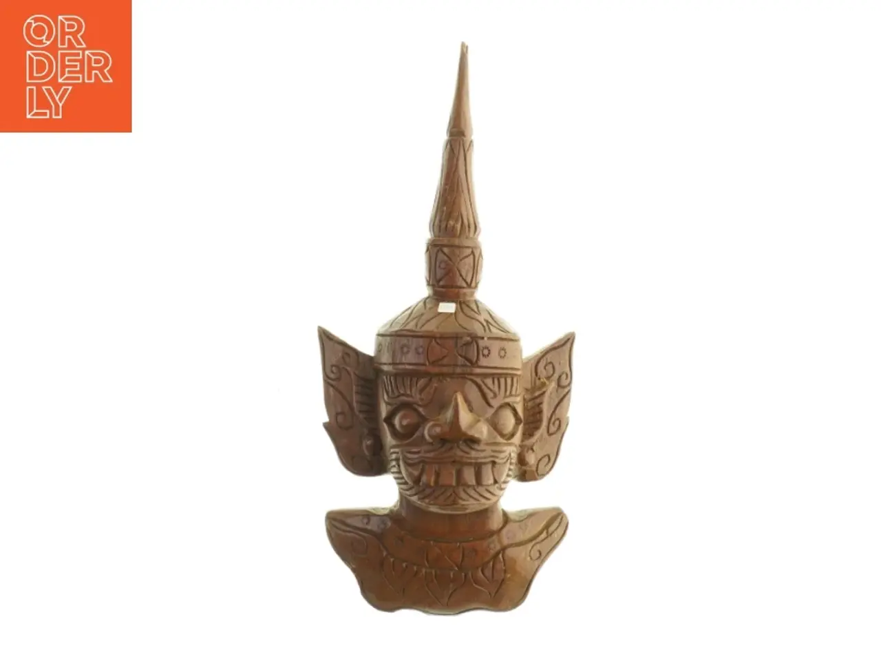 Billede 1 - Træudskåret Garuda-figur (str. 40 x 18 cm)