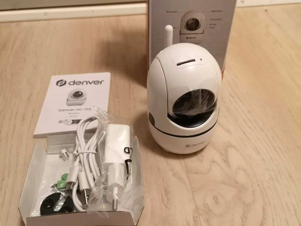 Billede 2 - Denver IIC-172MK2 Wi-Fi IP Kamera – Smart overvågn