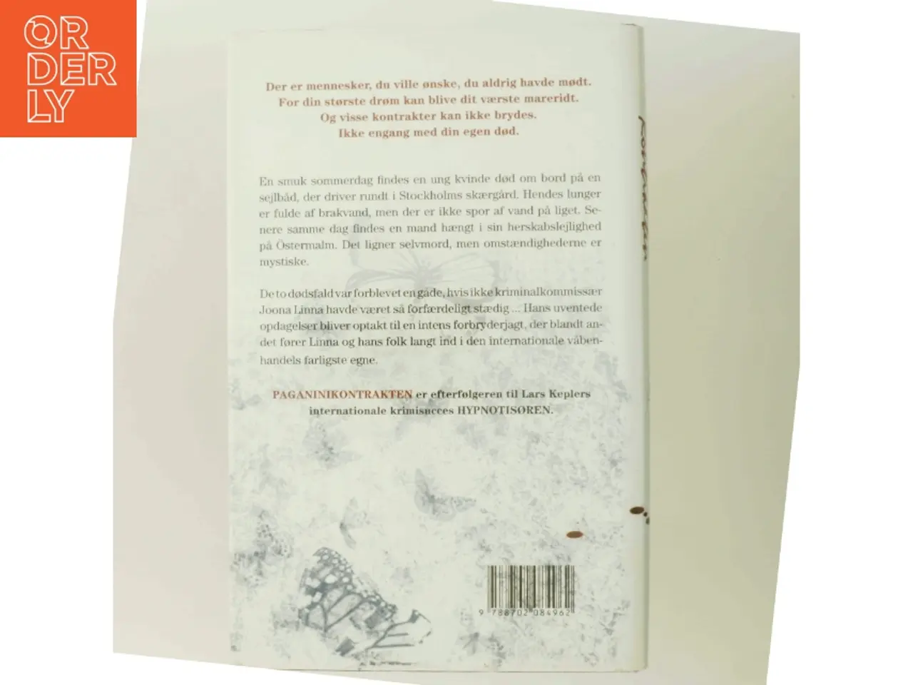 Billede 3 - Paganinikontrakten : Kriminalroman (Danish Language) af Lars Kepler (Bog)