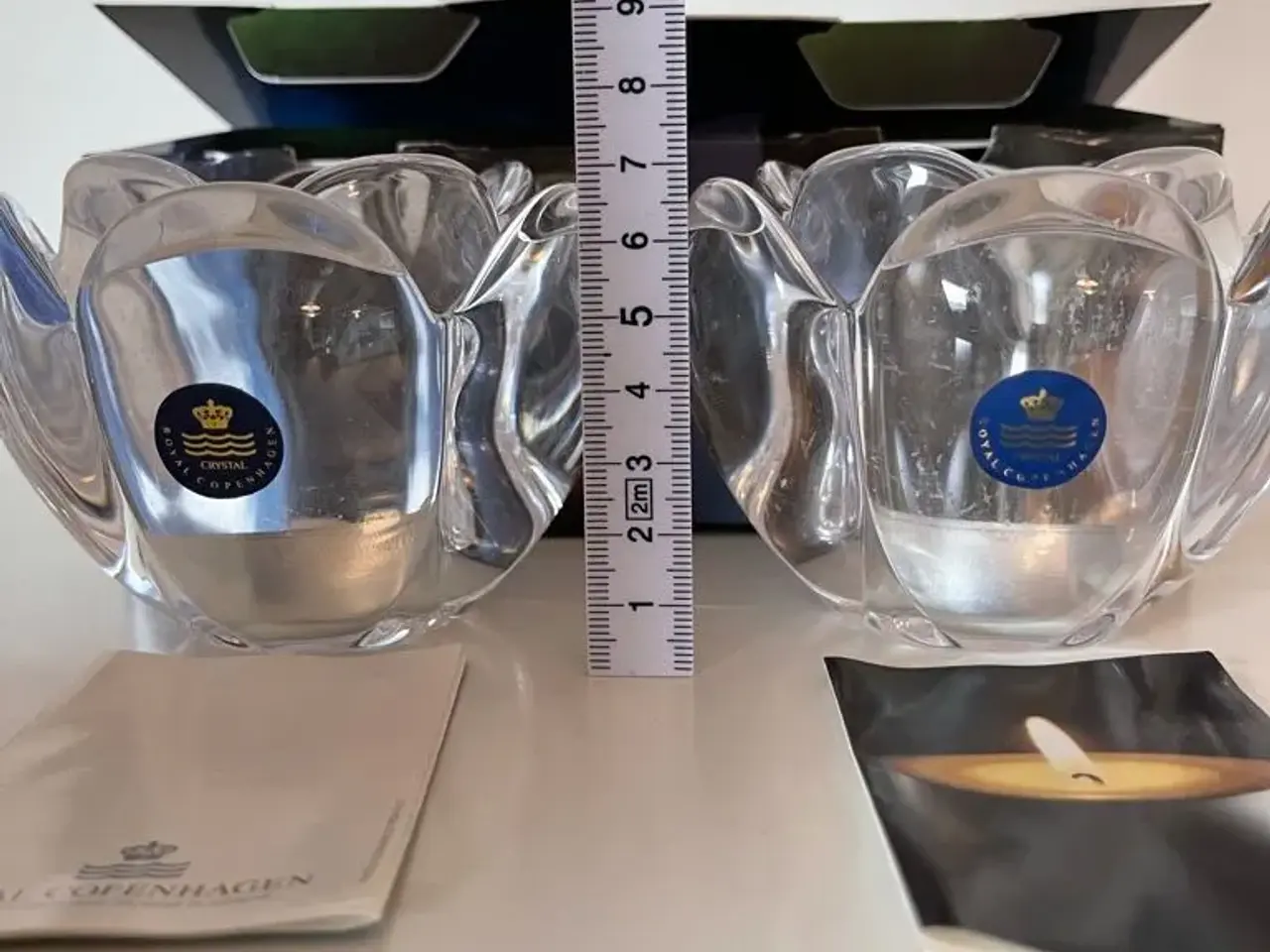 Billede 5 - Fire nye Lotus lysestager fra Royal Copenhagen