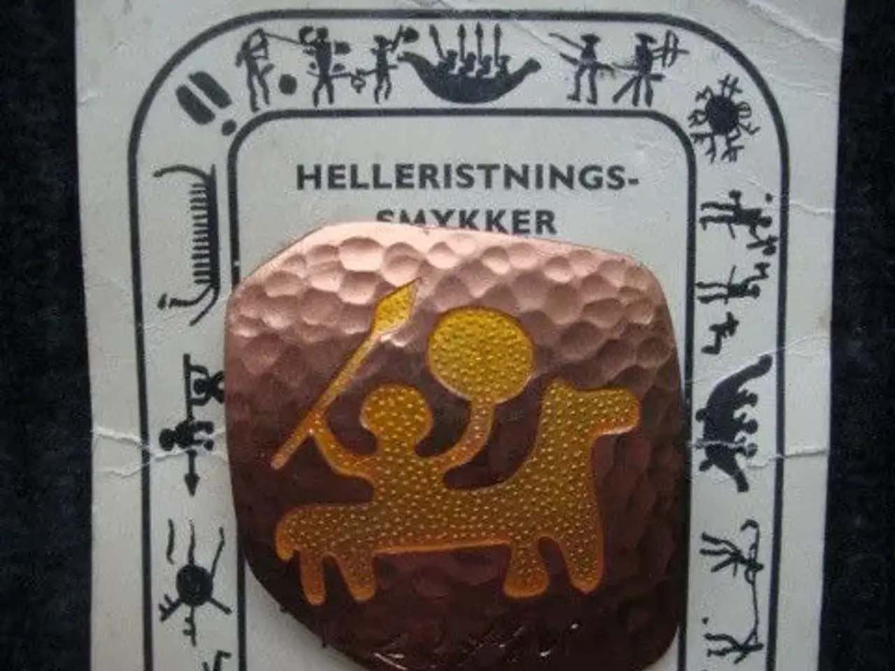 Billede 1 - Vikinge broche  fra Helleristningssmykker,  MEKA