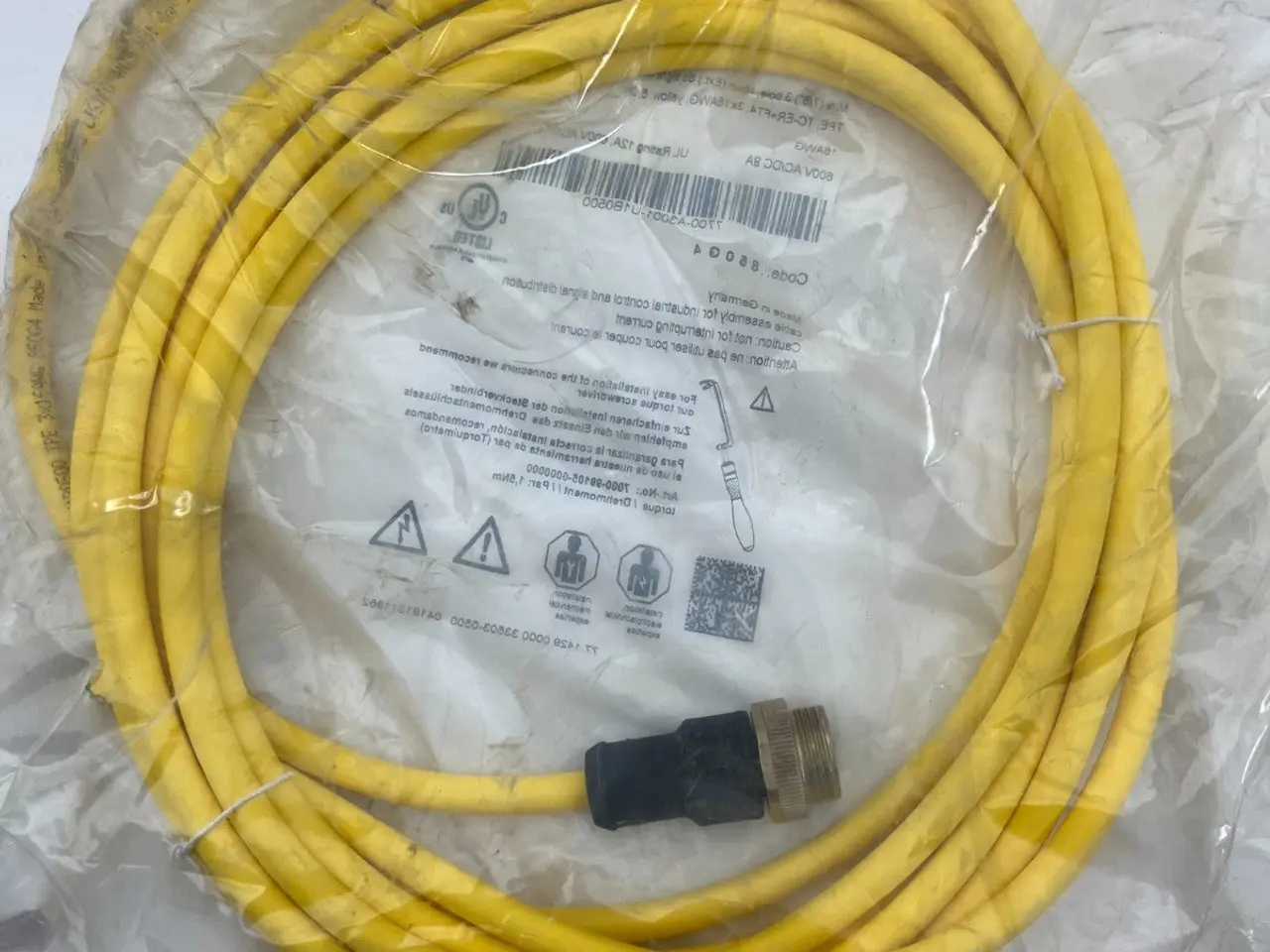 Billede 8 - Murrelektronik 7700-A3001-U1B0500 7/8" 3-Pole Male