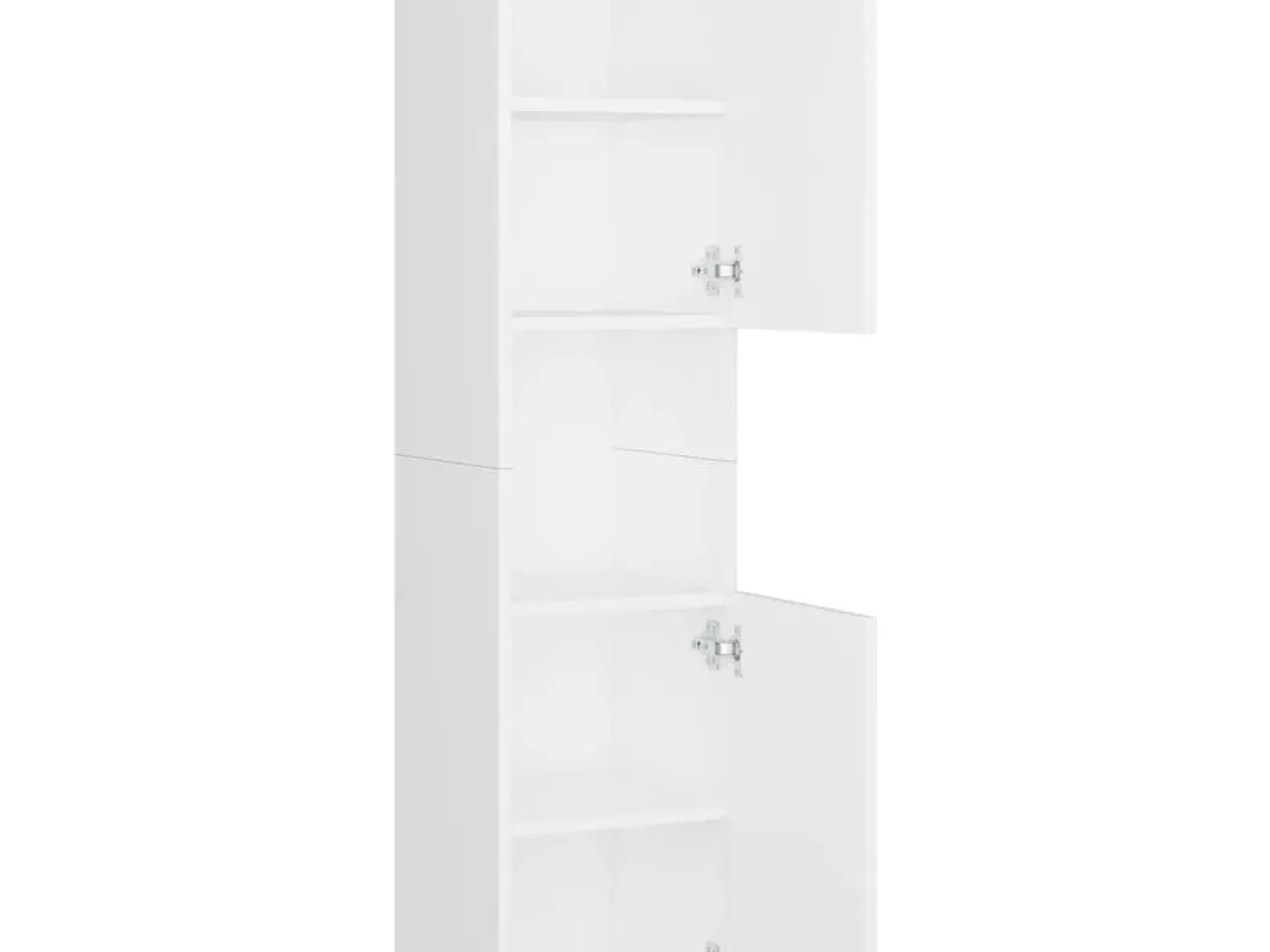 Billede 7 - Badeværelsesskab 30x30x130 cm konstrueret træ hvid
