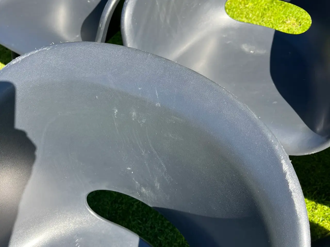 Billede 3 - Havestole i sort plast