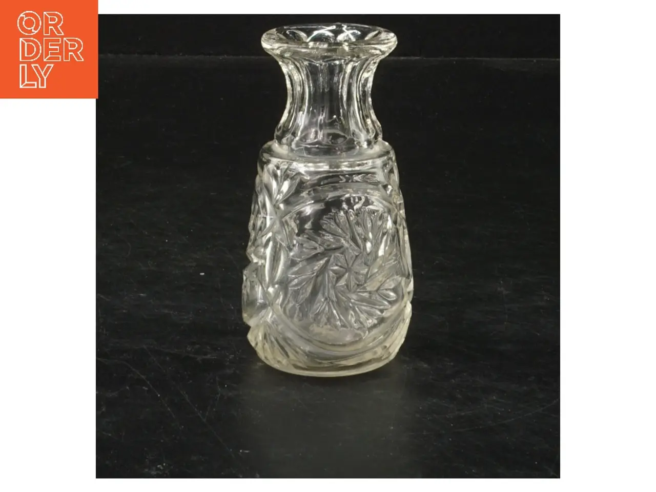 Billede 1 - Dekoreret glasvase (str. 9 cm)