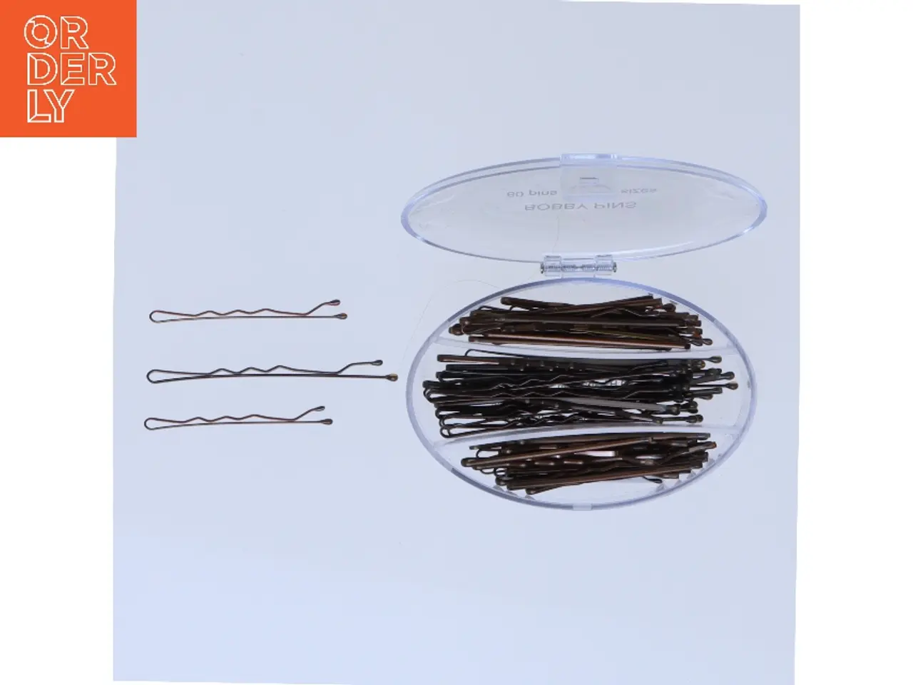 Billede 2 - Hårklemmer i beholder fra Bobbi Pins (str. 6 cm og 4,5 cm)