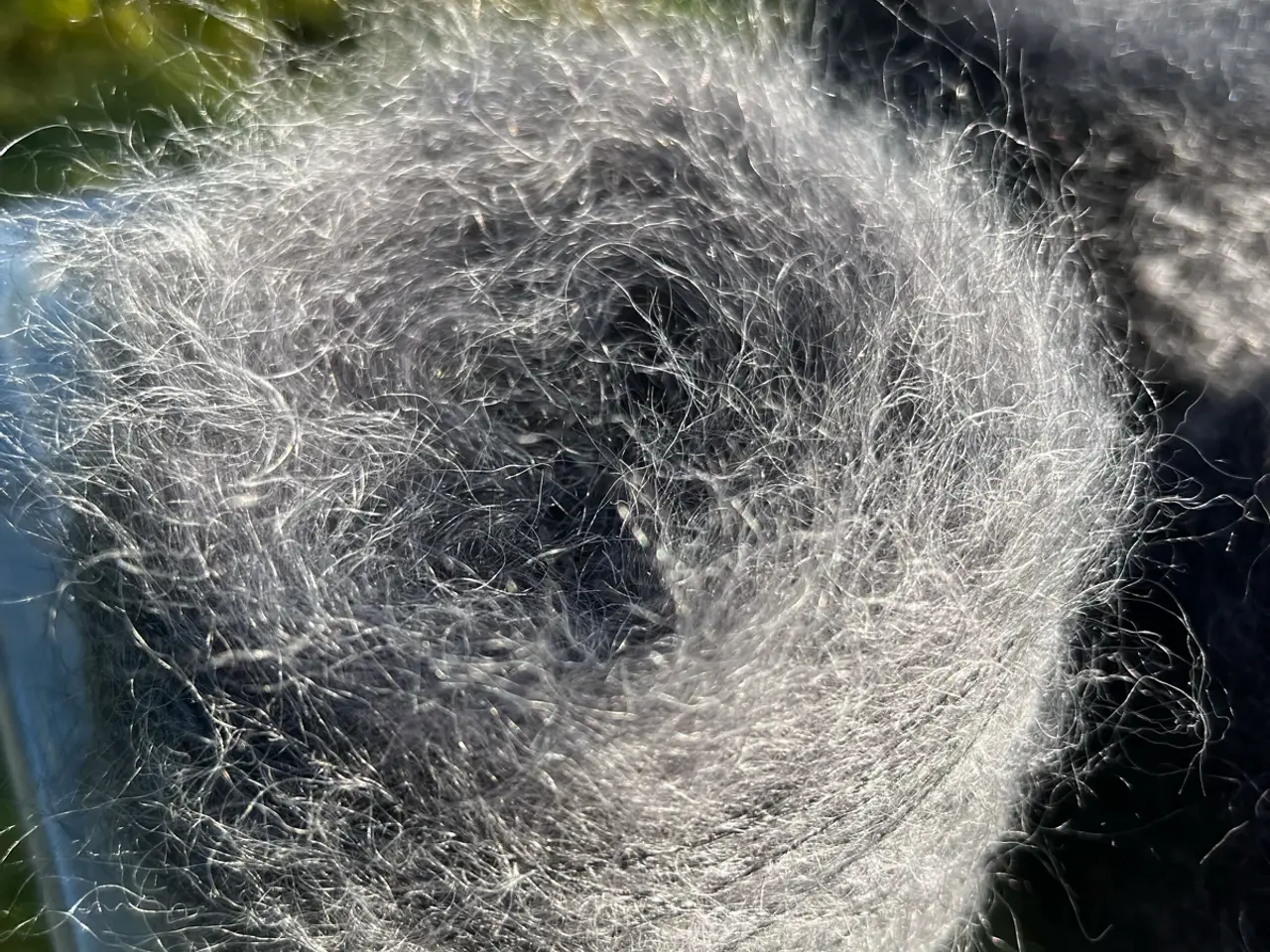 Billede 3 - Italiensk garn - Mohair / Silke - Grå - 268 gram
