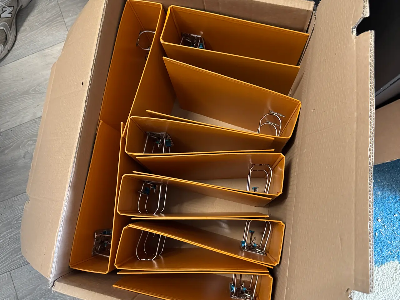 Billede 1 - Esselte brevordner Orange A4/75 mapper