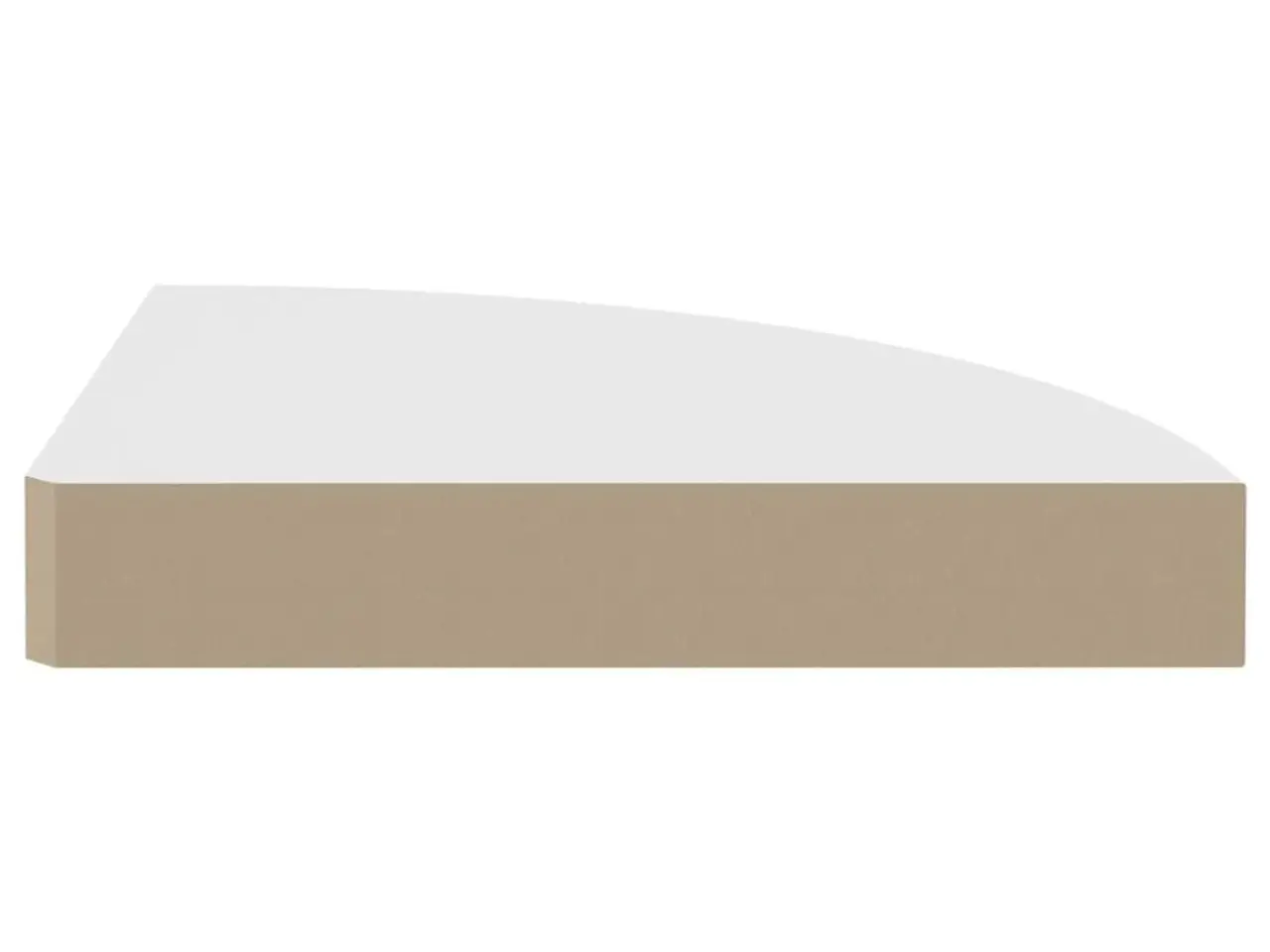 Billede 6 - Hjørnehylder 2 stk. 25x25x3,8 cm MDF hvid
