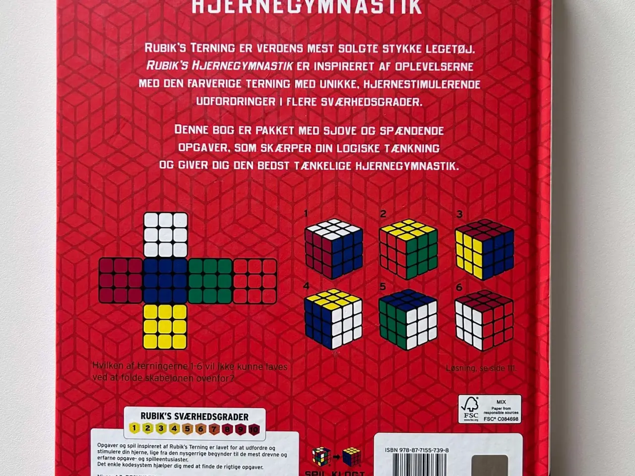 Billede 3 - Bog; 'Rubik's hjernegymnastik'