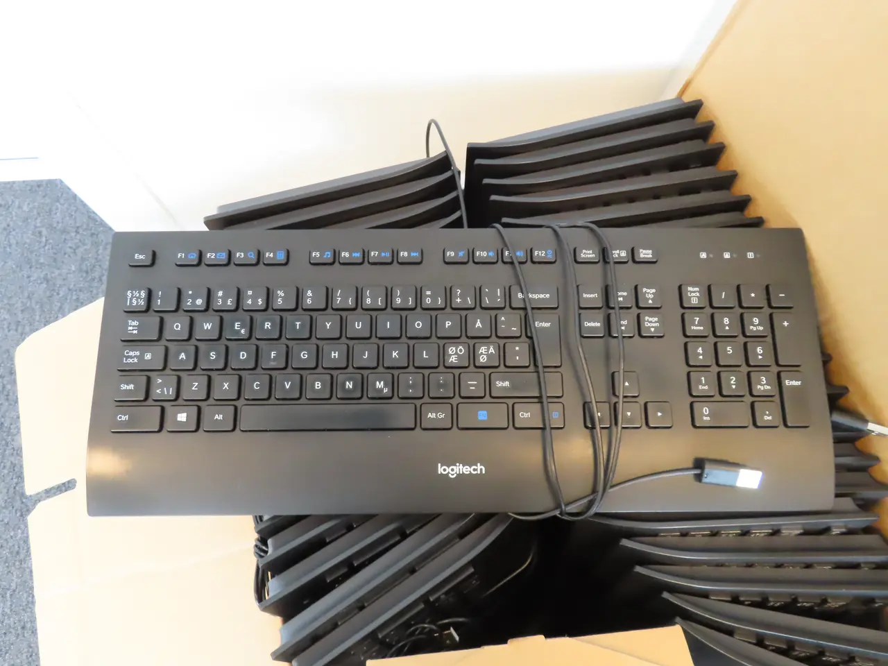 Billede 1 - 10 stk. Tastatur LOGITECH K280e
