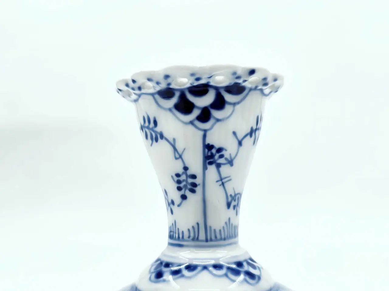 Billede 12 - Musselmalet Helblonde Lysestage Porcelæn