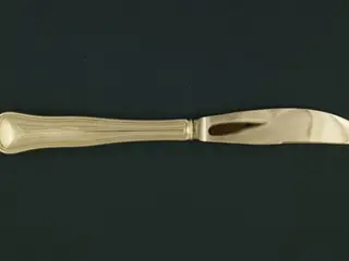 Dobbeltriflet Cohr Middagskniv med Skær , 20½ cm.