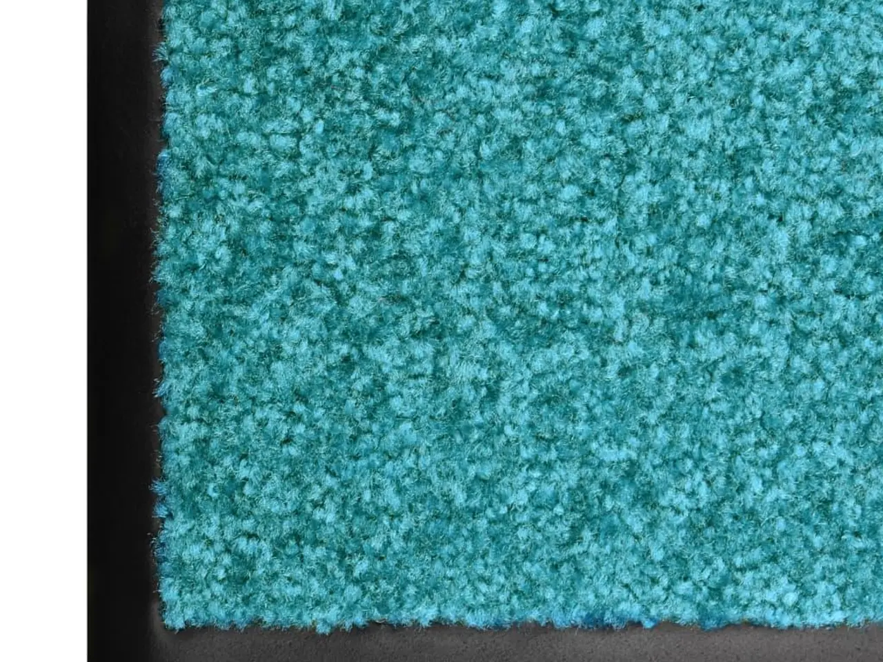 Billede 3 - Vaskbar dørmåtte 40×60 cm - cyanblå, indendørs/udendørs