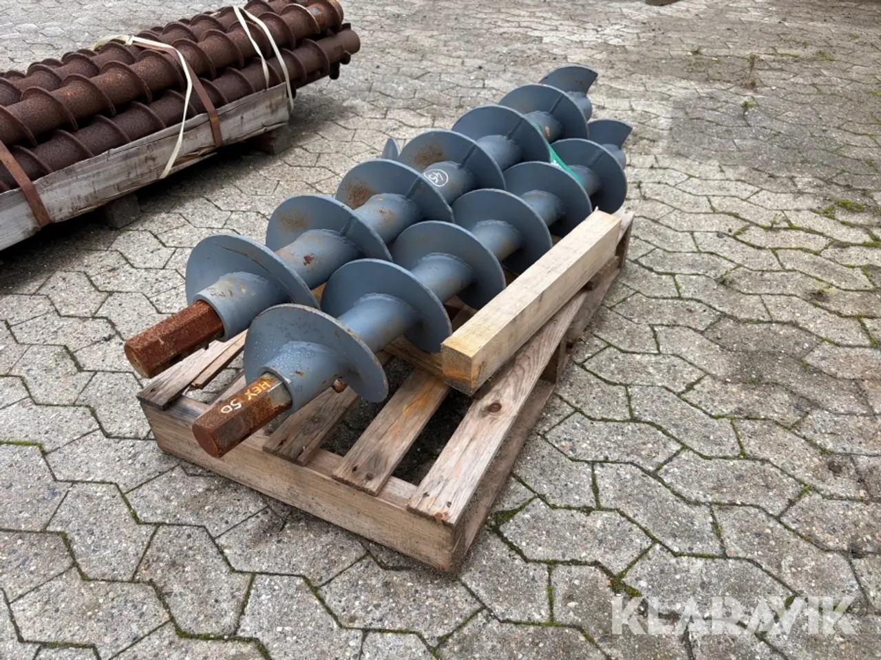 Billede 1 - Sneglebor med starter til sten materiale 2 Styk