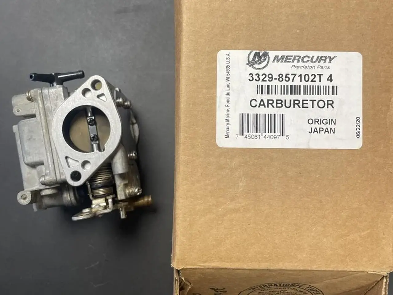 Billede 1 - Mercury Carburetor, Brugt til bl.a. 60 HK Mariner/Mercury