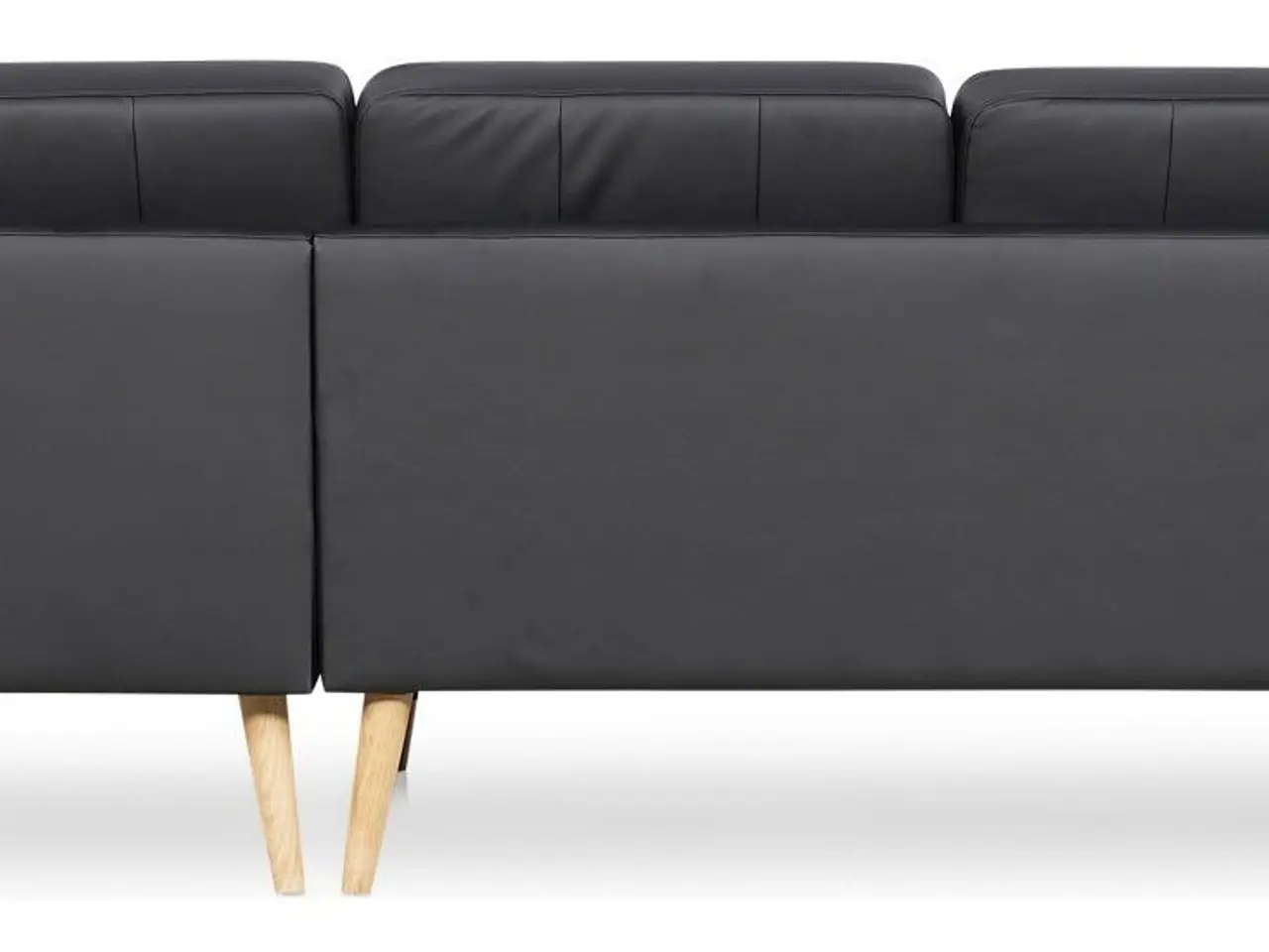 Billede 5 - Novelty chaiselongsofa højrevendt - sort tekstillæder