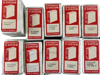 10x Electromatic S-System Dual Level relæ blandet