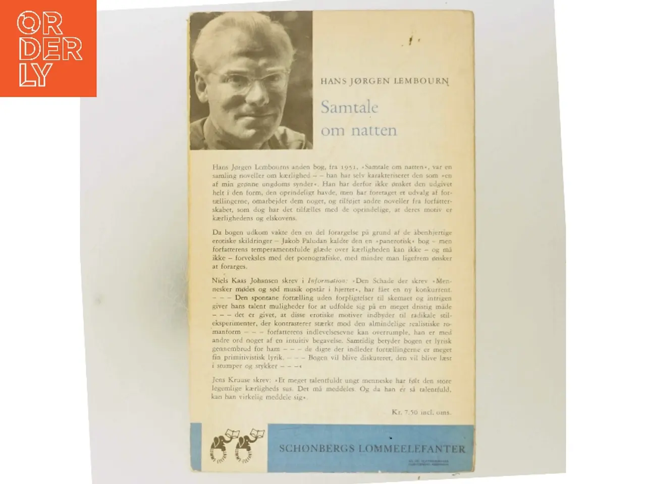Billede 3 - Samtale om natten af Hans Jørgen Lembourn (Bog)
