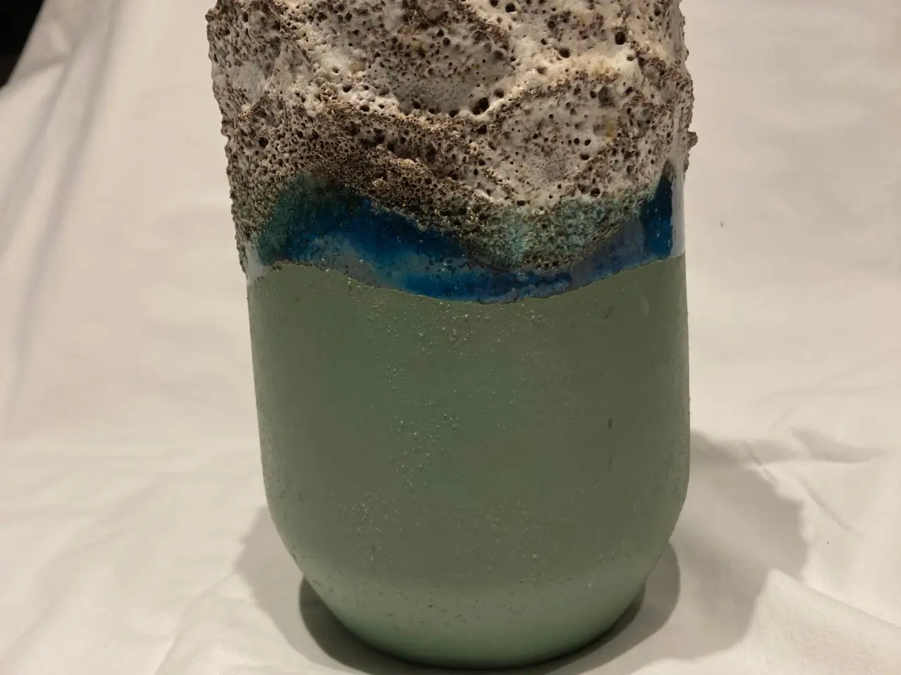 Billede 2 - Strehla fat lava vase