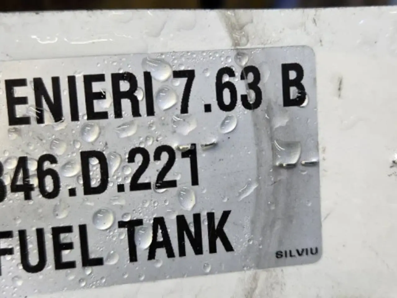Billede 11 - Venieri 7.63B Dieseltank 846.D.221
