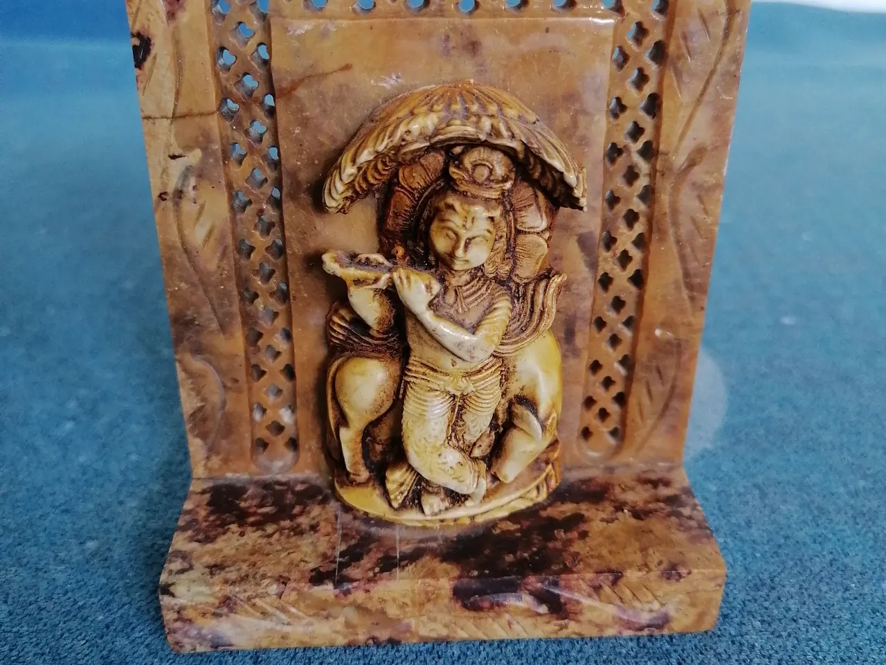 Billede 3 - Smukt Krishna Alter I Fedtsten
