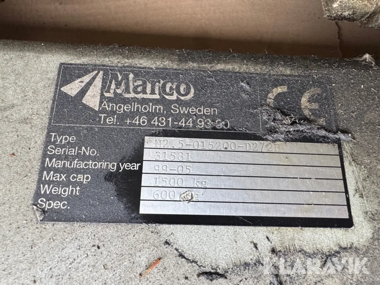 Billede 5 - Sakselift Marco M2,5-015200-D2/2T