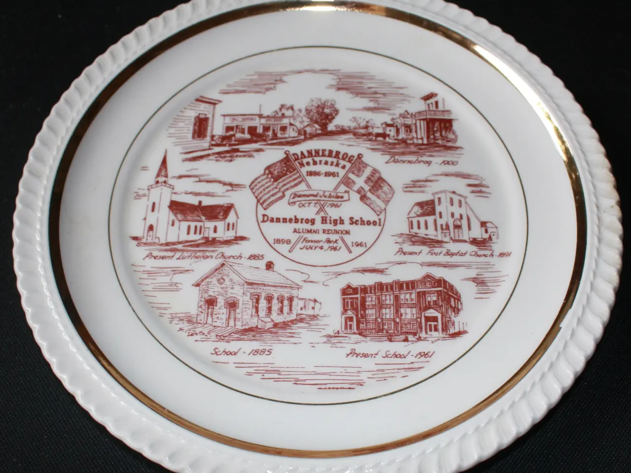 Billede 2 - Platte, "Dannebrog, Nebraska, 1886 - 1961"
