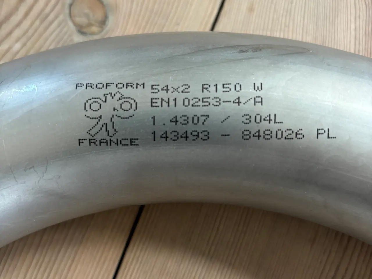 Billede 2 - Rustfri bøjning 54x2 
