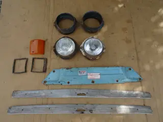 Volvo 142,144.145 lygter,blinklys glas,læsseskinne