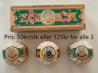 Roger & Gallet PARIS savons parfumes / fransk sæbe