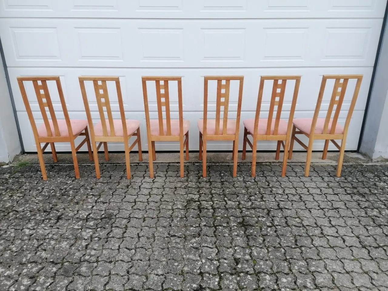 Billede 5 - Spisebordsstole Massiv Træ