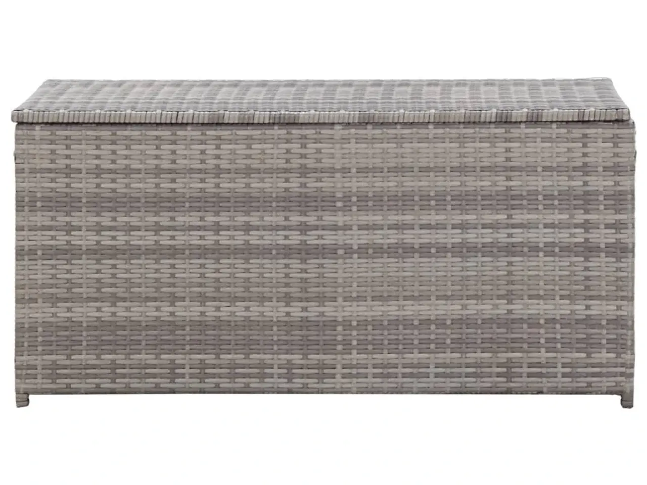 Billede 3 - Opbevaringskasse til haven i polyrattan - 100 × 50 × 50 cm, grå