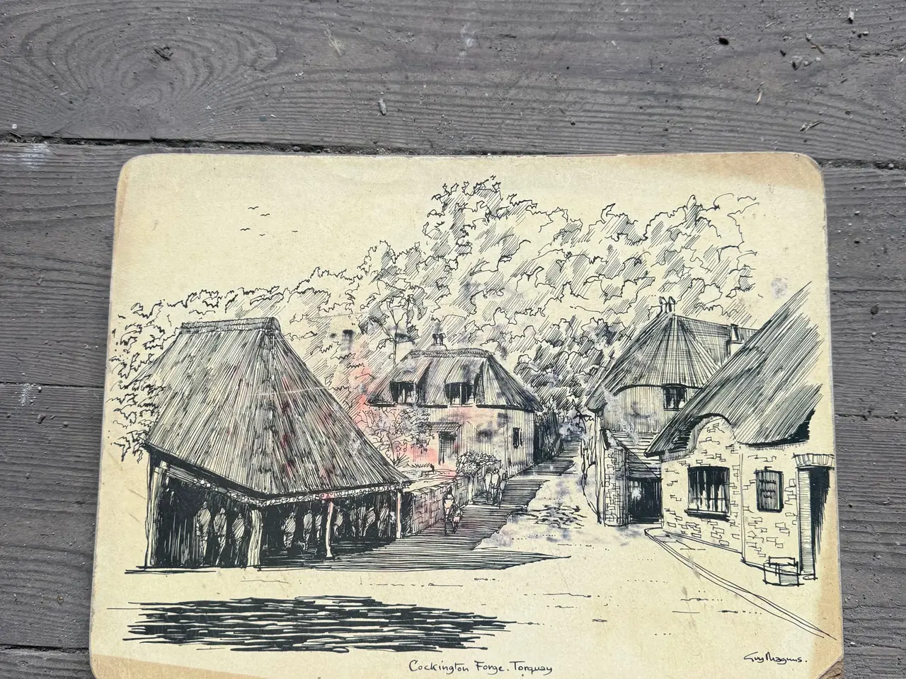 Billede 5 - Guy Mogens vintage bordskånere med engelske byer