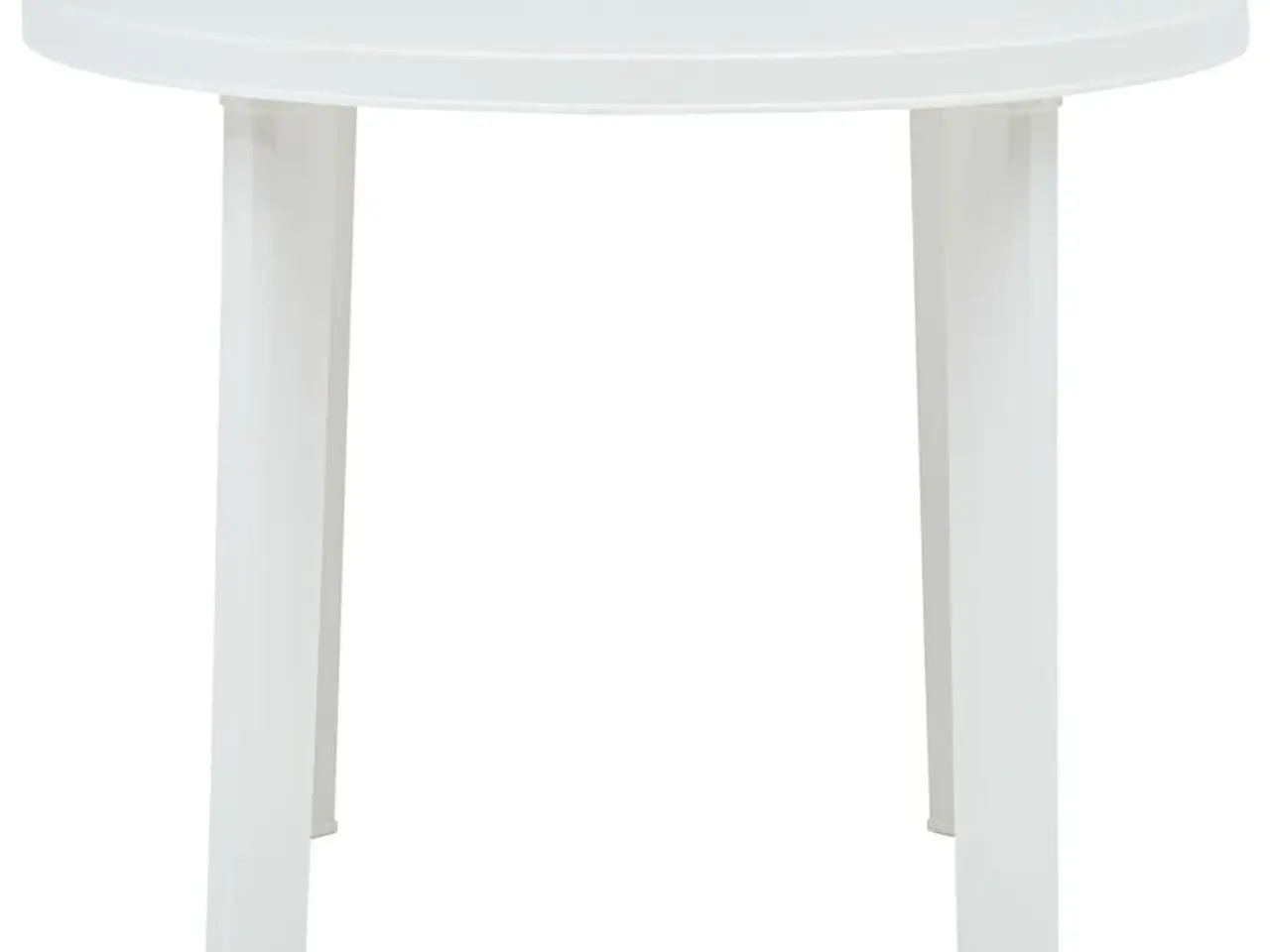 Billede 2 - Havebord i plastik - hvid, 89 cm