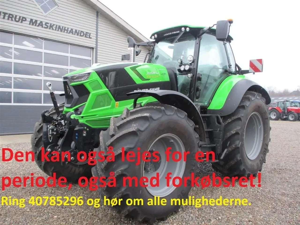Billede 1 - - - - Traktor udlejning, UDLEJNING AF TRAKTOR TIL MARKARBEJDET