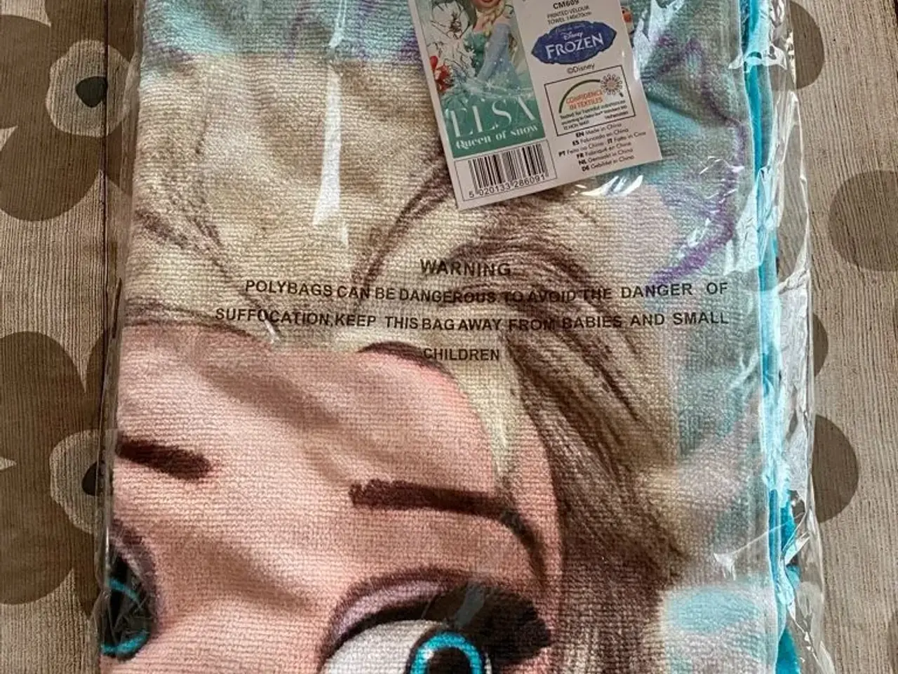 Billede 1 - Frozen Elsa badehåndklæde