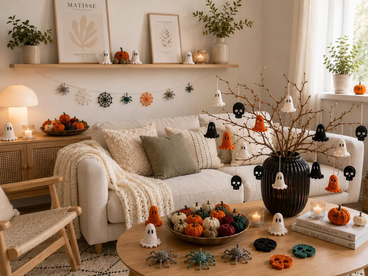 Billede 6 - Hånd hæklet Halloween ting 🎃👻🕸️🕷️