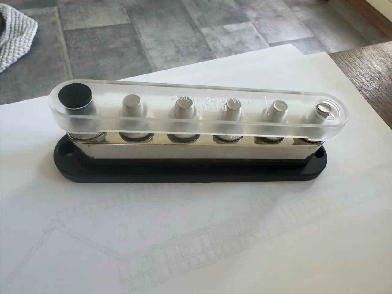 Billede 2 - Busbar en rød og en sort