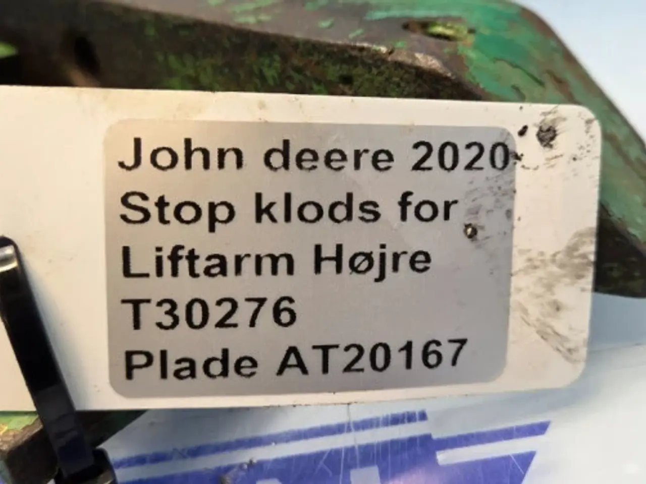 Billede 18 - John Deere 2020 Stopklods T30276