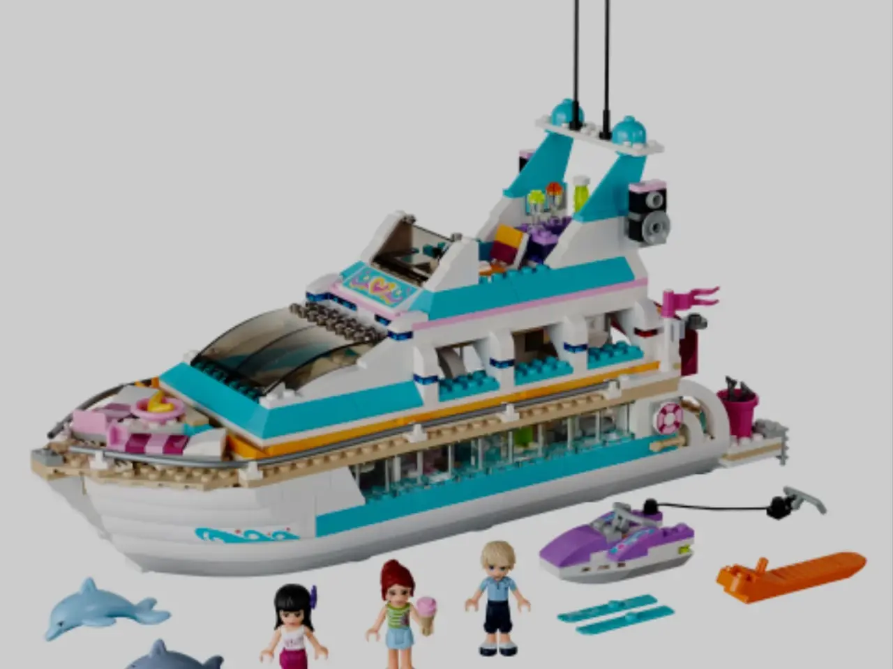 Billede 1 - Lego delfin båd