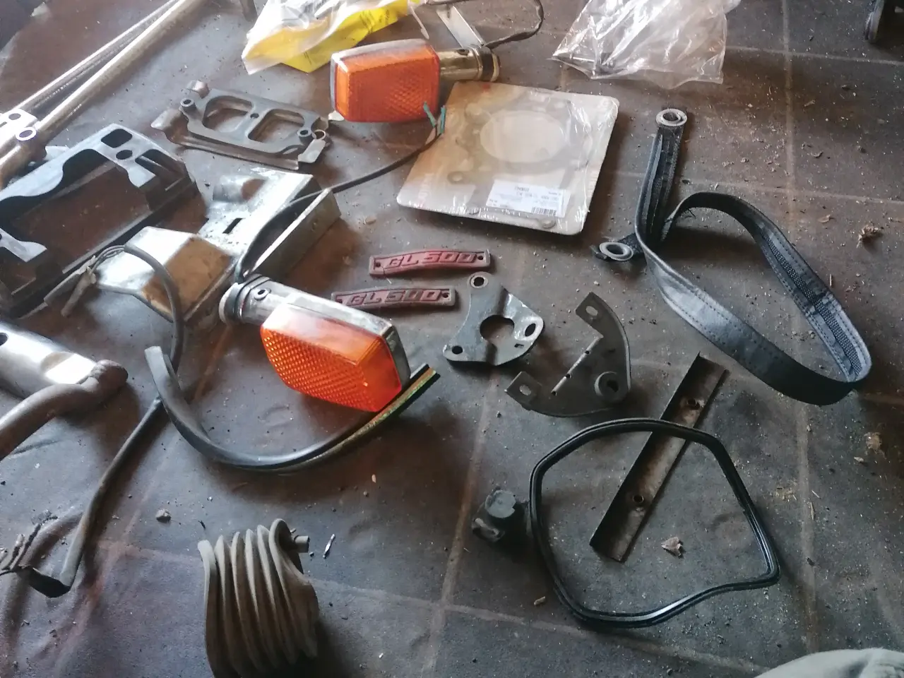 Billede 1 - Honda Gl 500 silwerwing